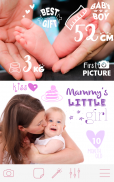Baby Story Camera - kisah bayi screenshot 1