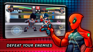 सुपर हीरो लड़ खेलों छाया लड़ाई screenshot 1