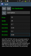 Call Put Option Calculator screenshot 1