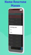 Name Ringtones Maker screenshot 0
