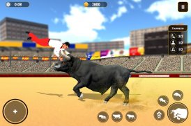 Angry Bull City Rampage 3D screenshot 4