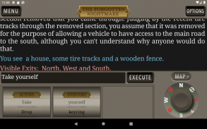 The Forgotten Nightmare Text Adventure Game screenshot 5