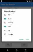 Swim Workout Roulette screenshot 0