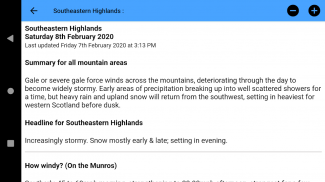 Mountain Forecast Viewer screenshot 2