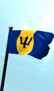 Barbados Flag 3D Free screenshot 5