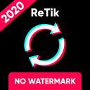 ReTik: TikTok video downloader without watermark Icon