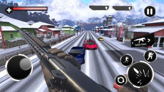 Traffic Sniper Shoot - FPS Gun War screenshot 2