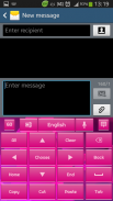 Super Pink Keyboard screenshot 3