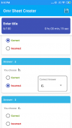 Omr Sheet Creator screenshot 5