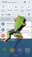 Frog walking on screen joke screenshot 0