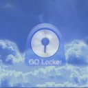 GO Locker Theme Blue Clouds
