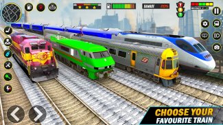 City Train Driving Train Games screenshot 2