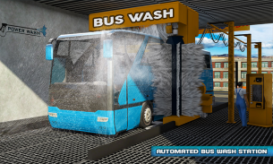 Smart Bus Wash Service: Gas Station Parking Games screenshot 0