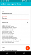 Demo android-issue-reporter screenshot 1