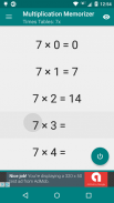 Multiplication Memorizer screenshot 2