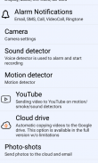 IP camera from Android + EMAIL + SMS+ Cloud+ YouTube screenshot 7