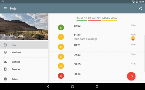 Smoking Log - Stop Smoking screenshot 8