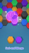 Hexa Merge: Tile Sort Puzzle screenshot 1