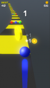 Rolly Road - Speedy Color Ball screenshot 2