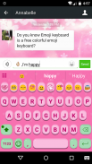 Pink Jelly Emoji Keyboard Skin screenshot 6