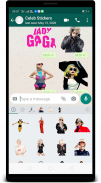 Lady Gaga WAStickerApps : Stickers for Whatsapp screenshot 0