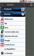 Italia Notizie RSS Feed Reader screenshot 0