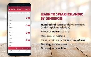 Icelandic Sentence Master screenshot 8