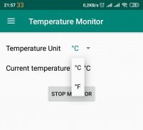 Device Temperature Monitor on Status Bar screenshot 2