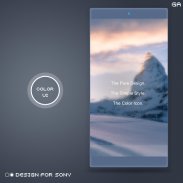 XPERIA ON™| M Silver Theme screenshot 0