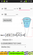 Cone Volume Calculator screenshot 1