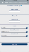 PSI LINK-SEAL® Calculation screenshot 3