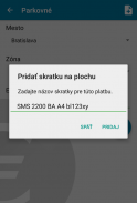 SMS platby - MHD, parkovne screenshot 7