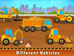 Kids Construction Vehicle Game screenshot 1