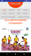 42nd AIESCB KABADDI 2018 TOURNAMENT screenshot 0