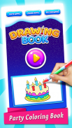 Birthday Party Coloring Book screenshot 4