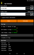 Age Calculator - Birthday reminder free screenshot 2