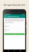 Xem bói tên, bói ngày sinh trọn bộ screenshot 2