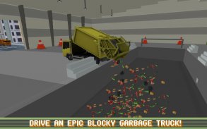 Lixo Blocky Truck SIM PRO screenshot 1