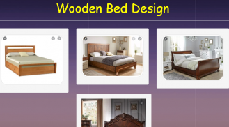 Wooden Bed Design screenshot 0