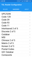 TSL Reader Configuration screenshot 1