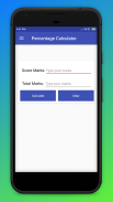 Students Marks Percentage Calculator screenshot 1