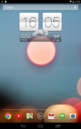 Sense V2 Flip Clock & Weather screenshot 5