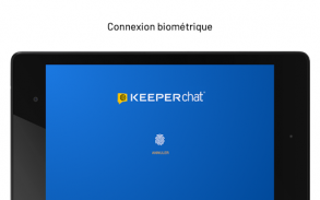 Messagerie chiffrée KeeperChat screenshot 1