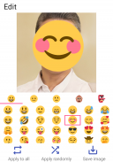 Auto face stamp - cover face with emoji screenshot 1