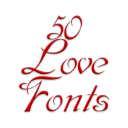 Love Fonts Message Maker Icon