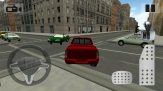 Driving Sports Van in Traffic 3D screenshot 1