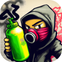 Graffiti Tags: spray painting Icon