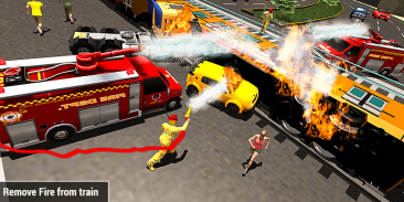 Train Fire Rescue Simulator 2019 screenshot 0