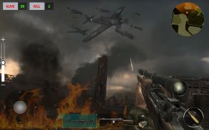 Winter Heroes WW2 Gun Shooting screenshot 0