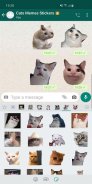 新的有趣的猫贴纸 WAStickerApps screenshot 2